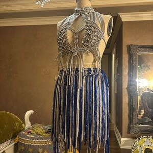 Original GoodVibeGoda Handmade Macramé Rope Skirt